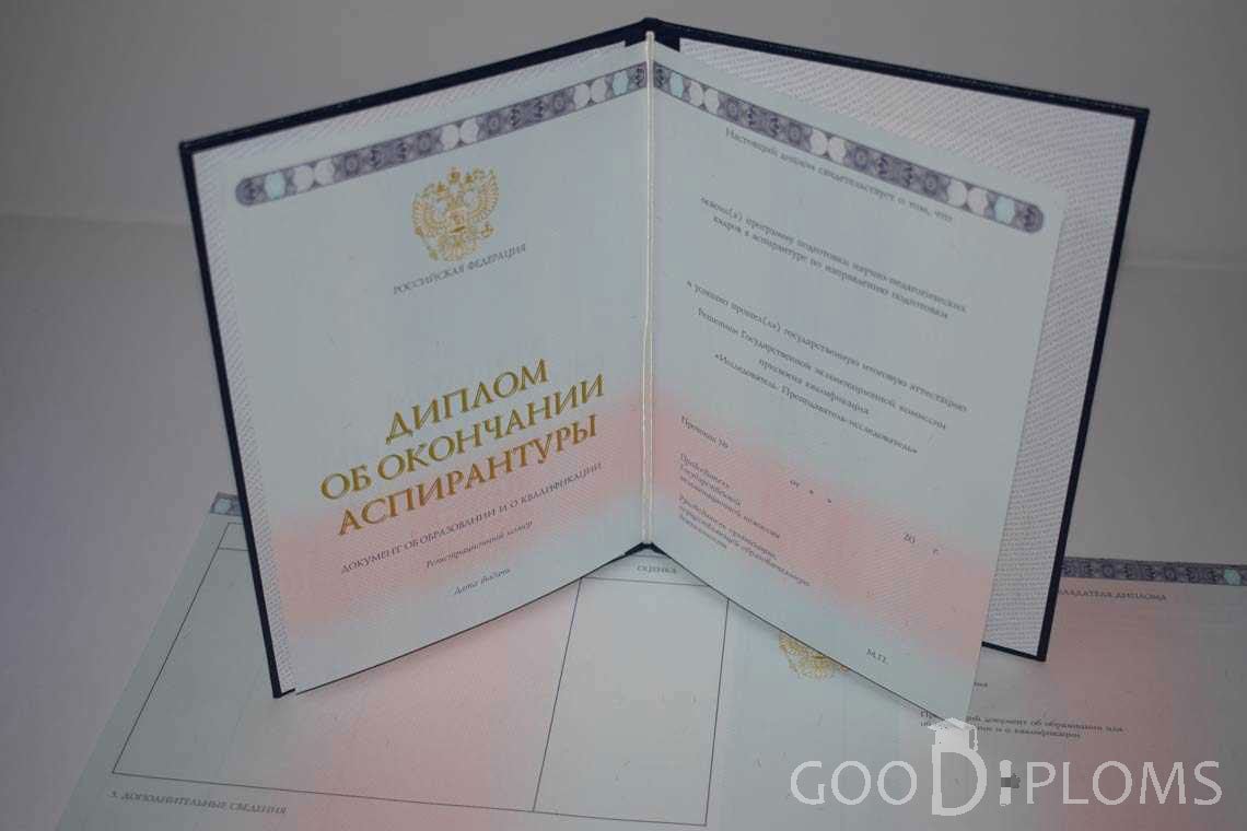 Диплом Аспирантуры период выдачи 2014-2020 -  Иркутск