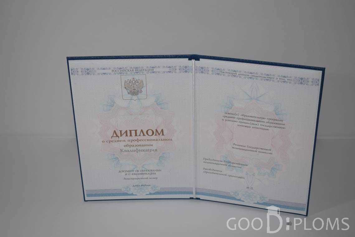 Диплом Техникума период c 2014 по 2024 год - Иркутск